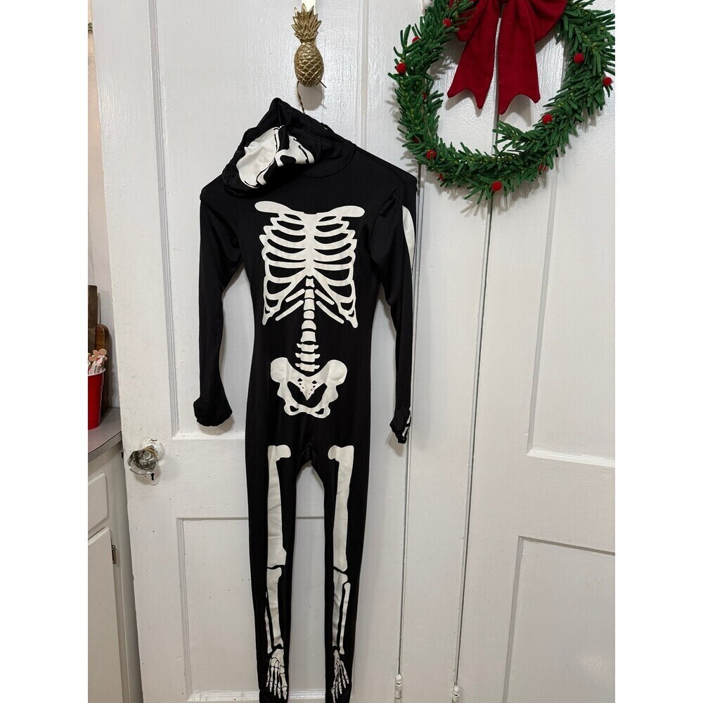 Youth Kids size medium Spirit Halloween skeleton costume - Picture 1 of 10